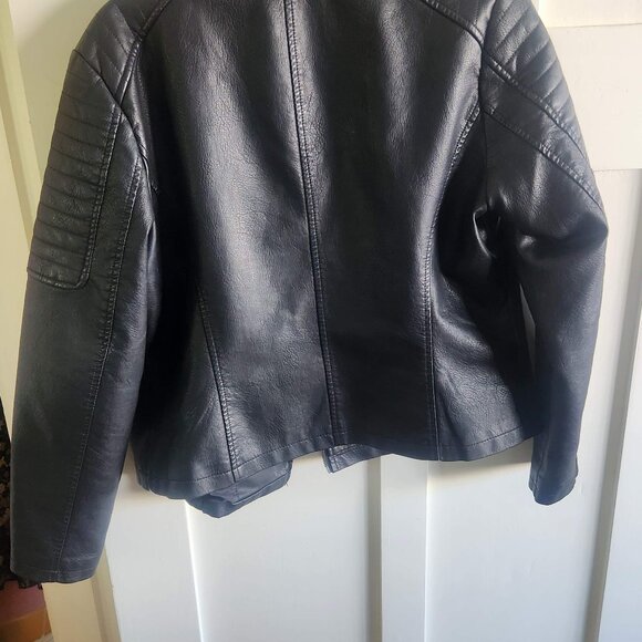 Noise May Faux Leather Jacket - Picture 2 of 2